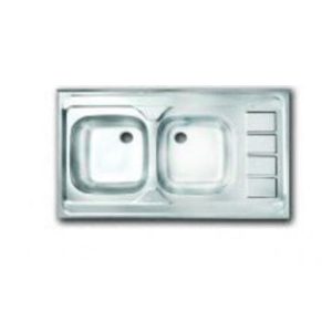 سينک ظرفشویی روکار اخوان (60×100) مدل معمولی